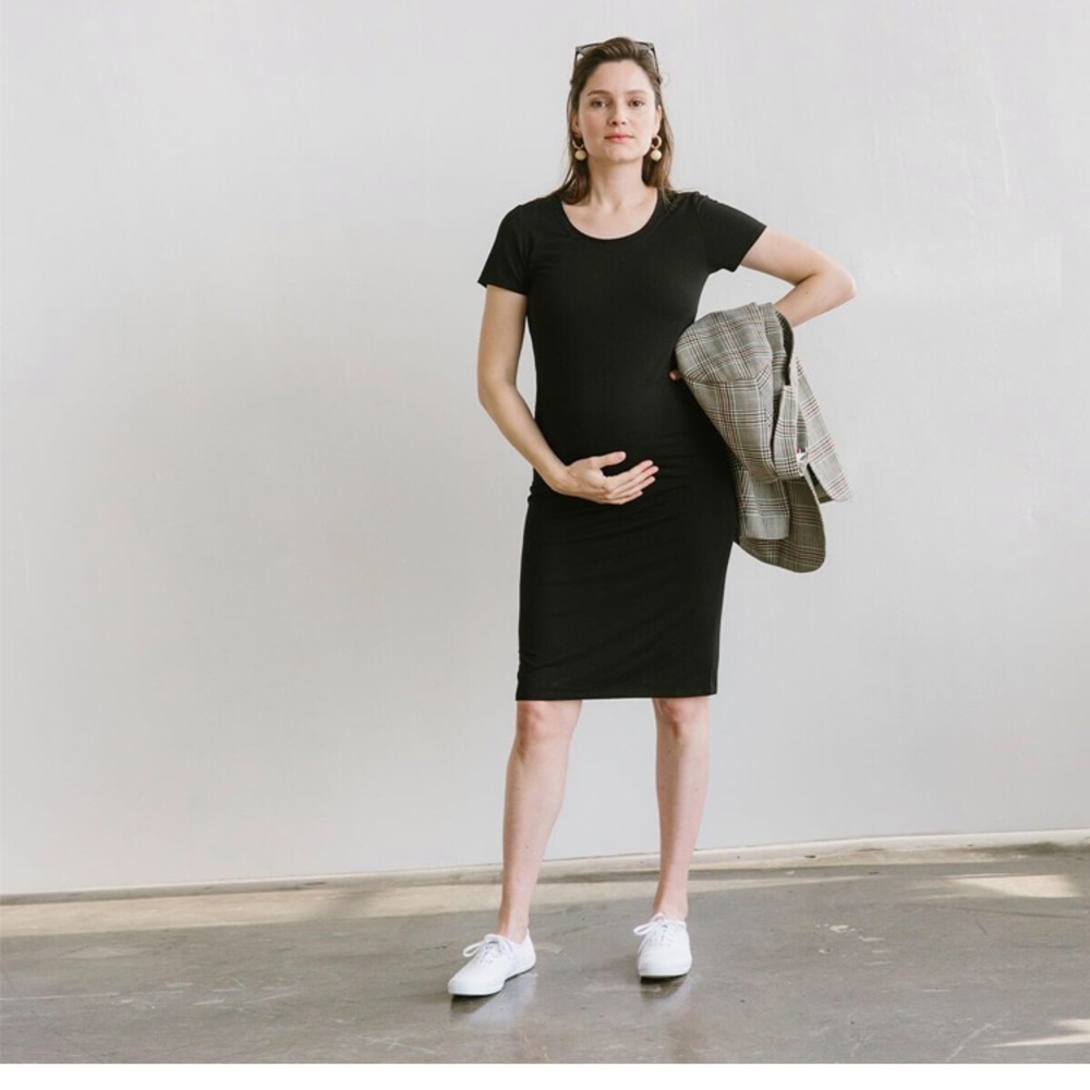 Women’s Storq T shirt Dress Size 4 Black